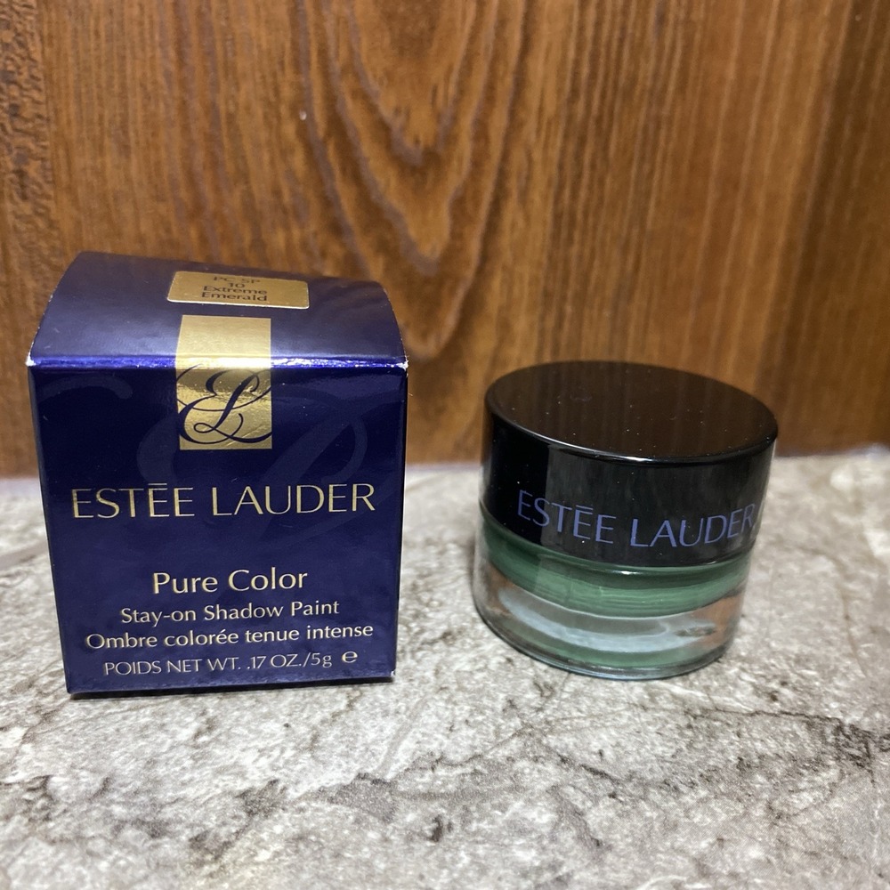 ESTEE LAUDER‎ PURE COLOR STAY-ON SHADOW PAINT - 10 EXTREME EMERALD - 0.17 OZ